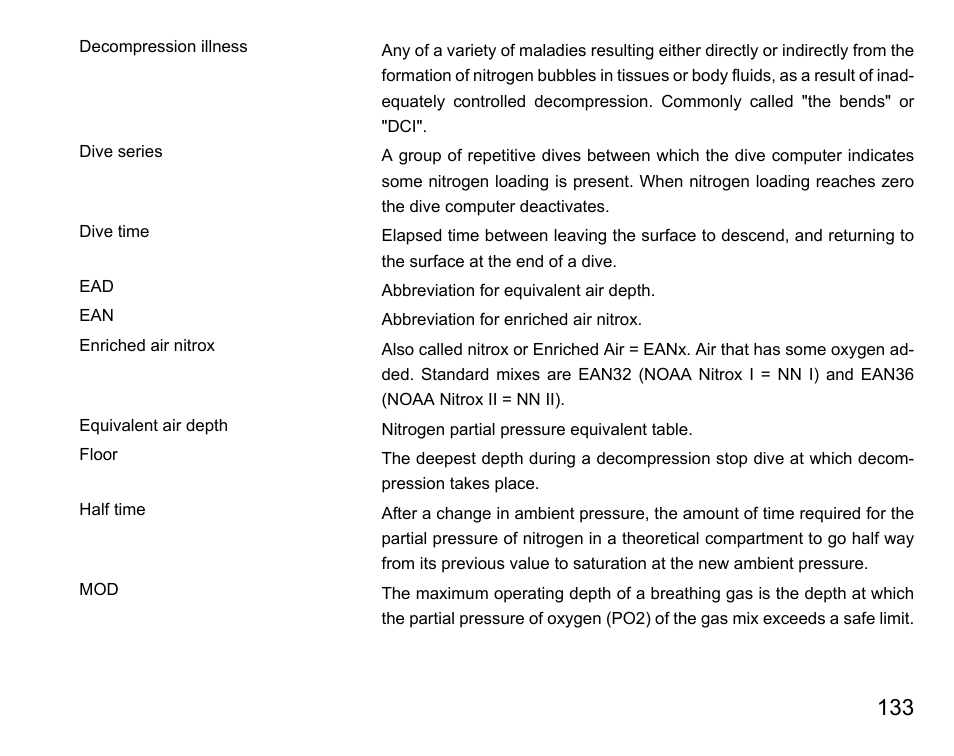 SUUNTO D6I User Manual | Page 132 / 135