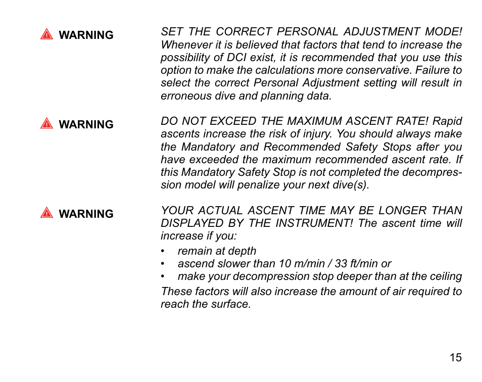 SUUNTO D6I User Manual | Page 14 / 135