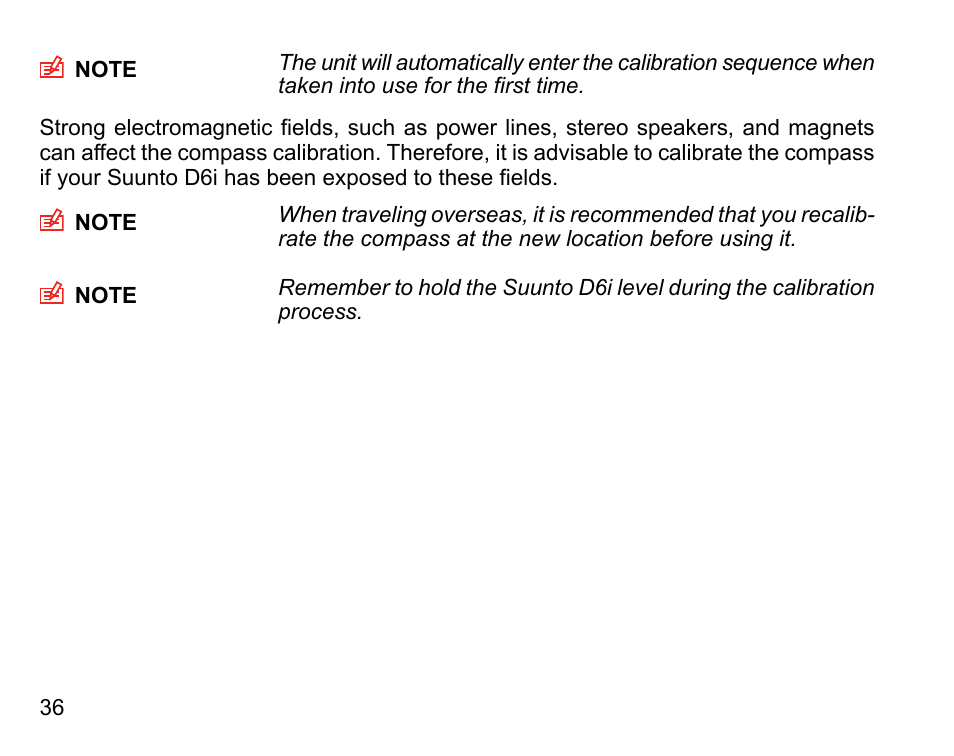 SUUNTO D6I User Manual | Page 35 / 135