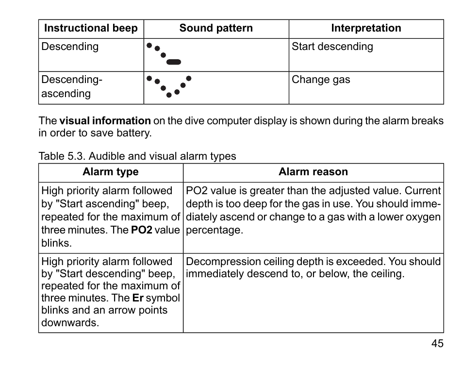 SUUNTO D6I User Manual | Page 44 / 135