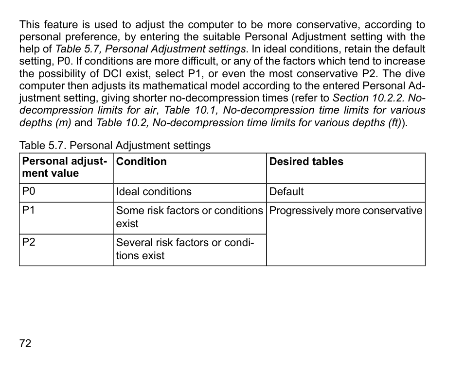 SUUNTO D6I User Manual | Page 71 / 135