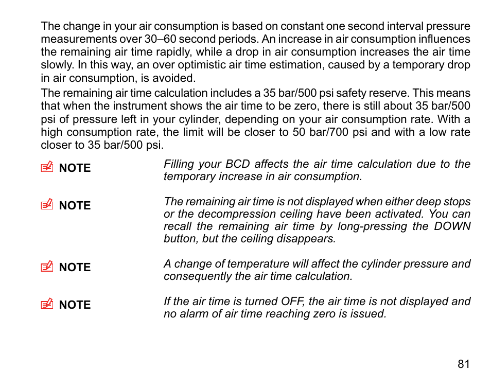 SUUNTO D6I User Manual | Page 80 / 135