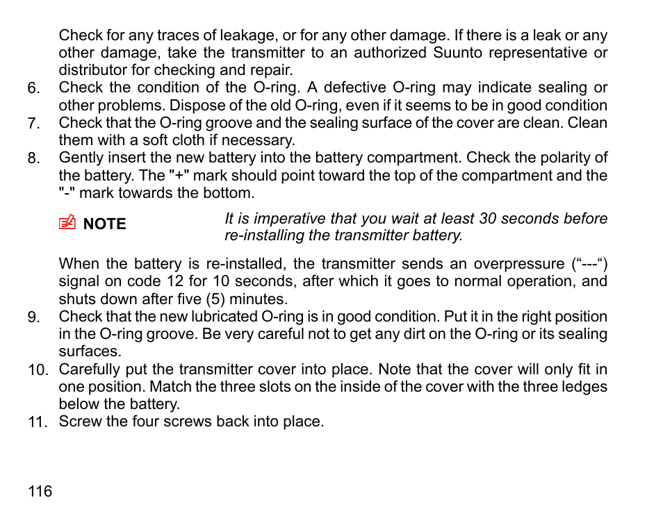 SUUNTO D9tx User Manual | Page 115 / 135