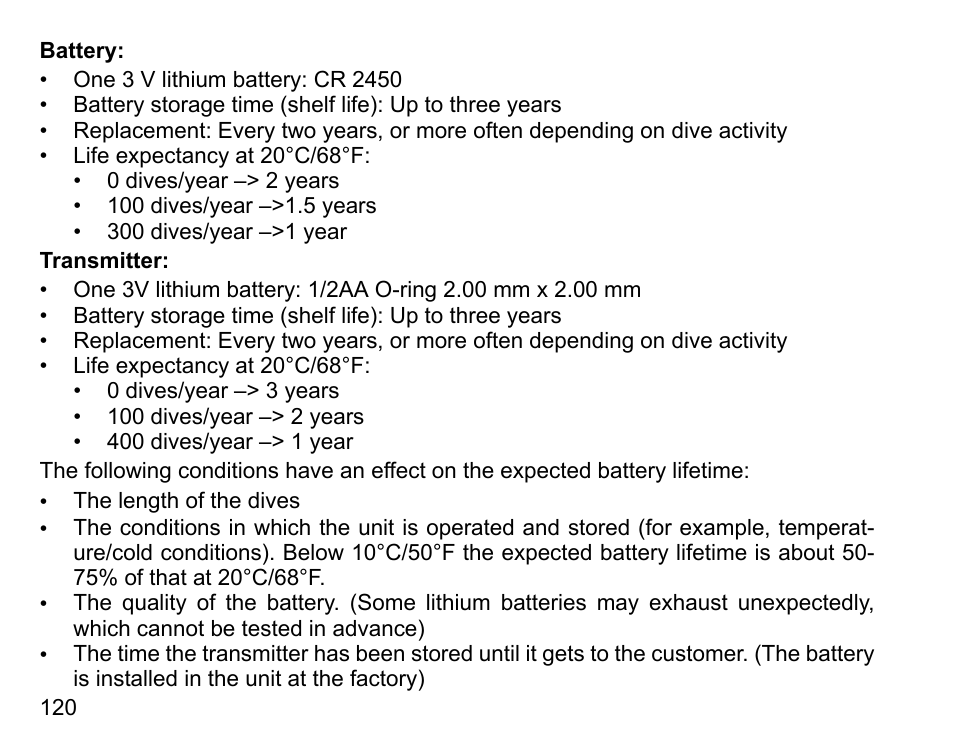 SUUNTO D9tx User Manual | Page 119 / 135