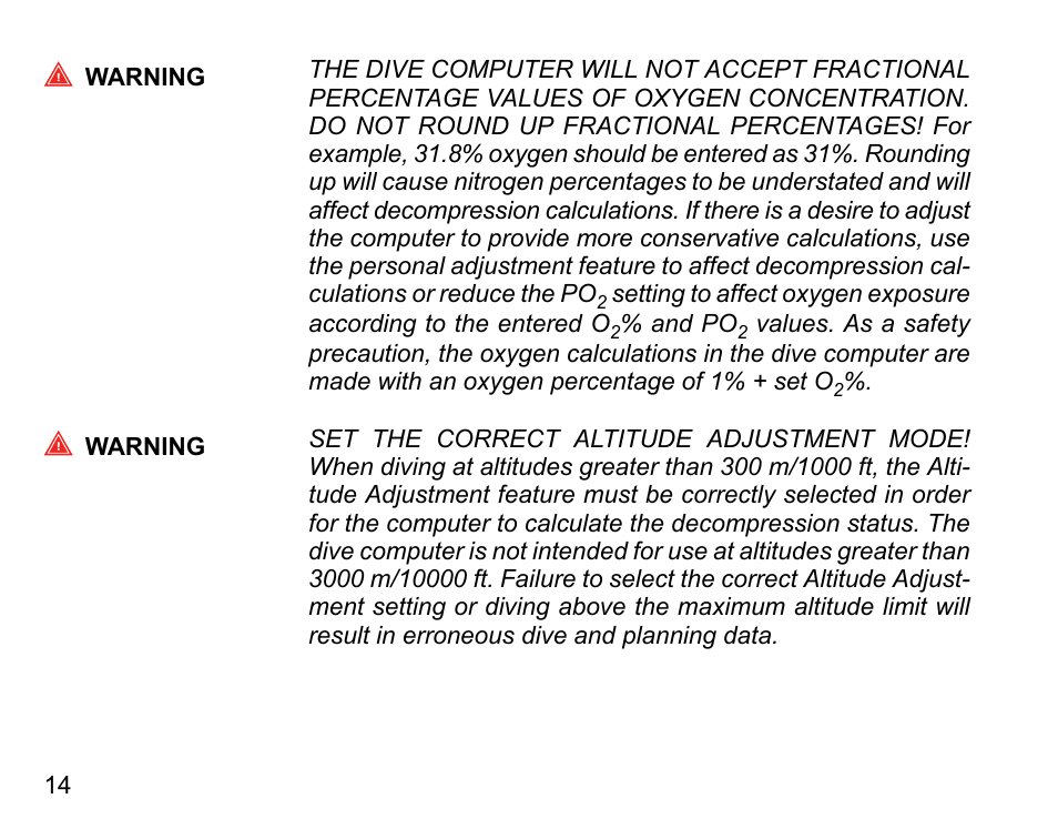 SUUNTO D9tx User Manual | Page 13 / 135
