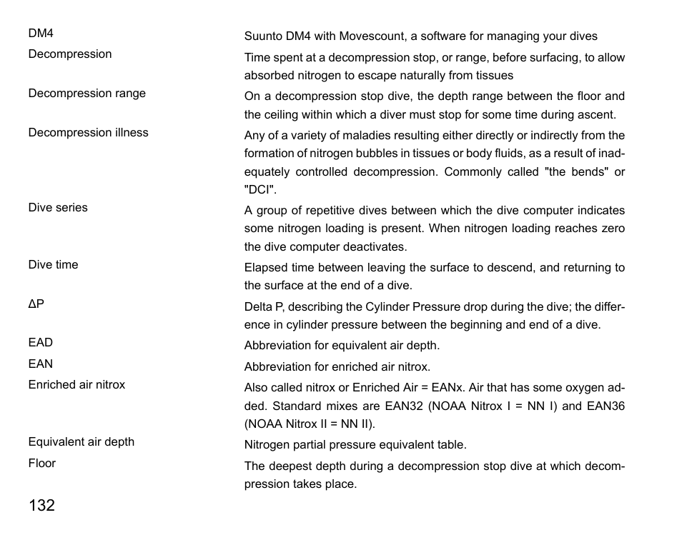 SUUNTO D9tx User Manual | Page 131 / 135