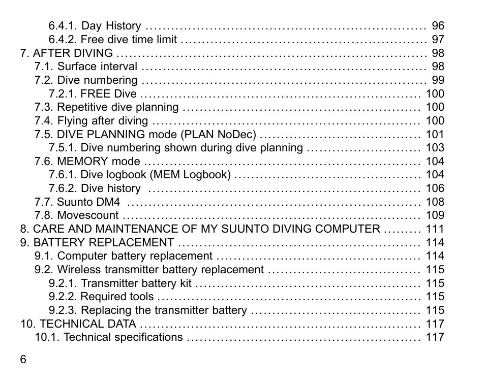 SUUNTO D9tx User Manual | Page 5 / 135