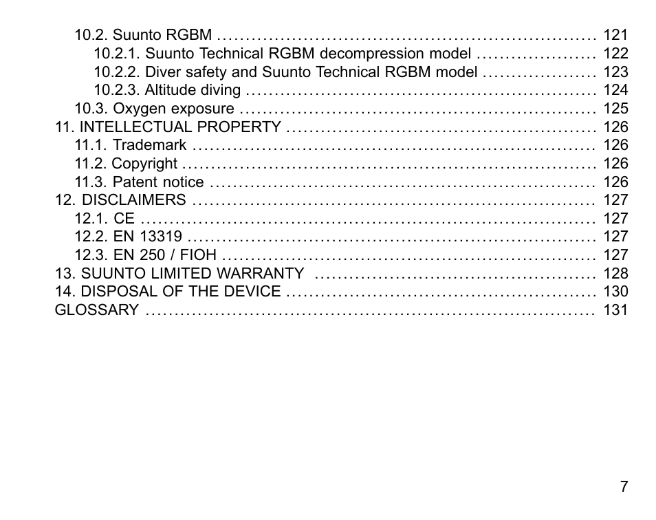 SUUNTO D9tx User Manual | Page 6 / 135