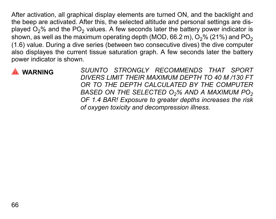 SUUNTO D9tx User Manual | Page 65 / 135