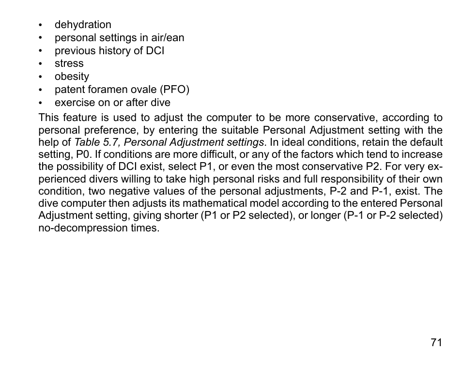SUUNTO D9tx User Manual | Page 70 / 135
