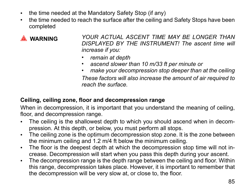 SUUNTO D9tx User Manual | Page 84 / 135