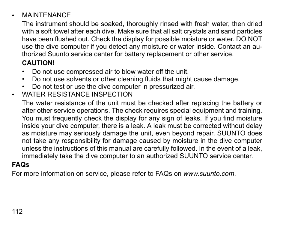 SUUNTO DX User Manual | Page 111 / 134