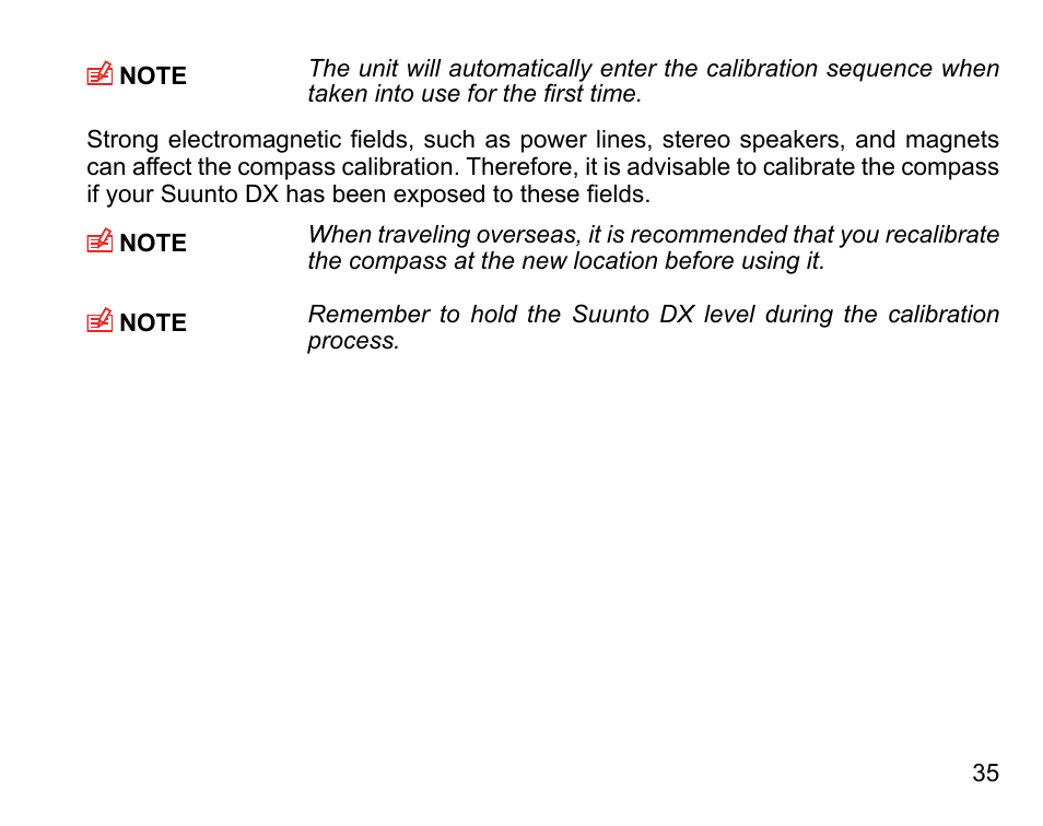 SUUNTO DX User Manual | Page 34 / 134