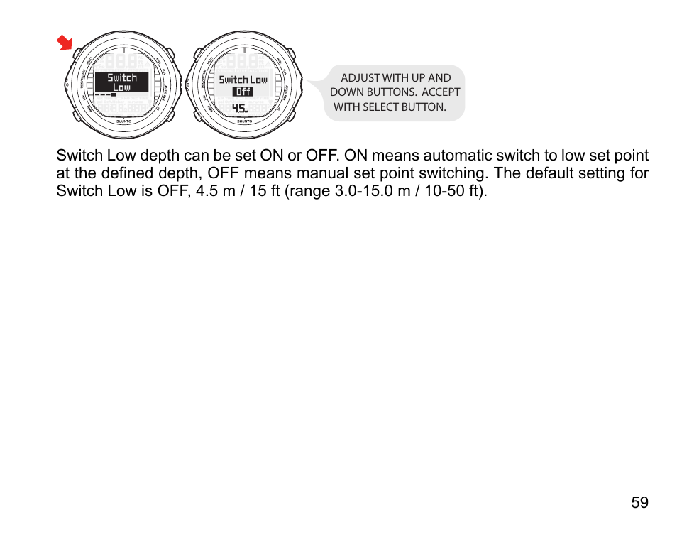 SUUNTO DX User Manual | Page 58 / 134