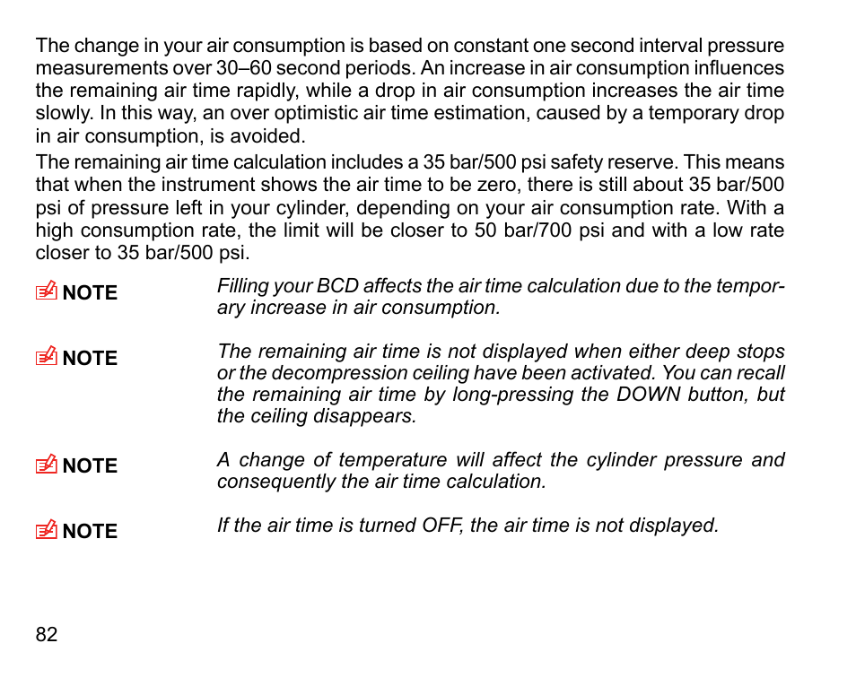 SUUNTO DX User Manual | Page 81 / 134