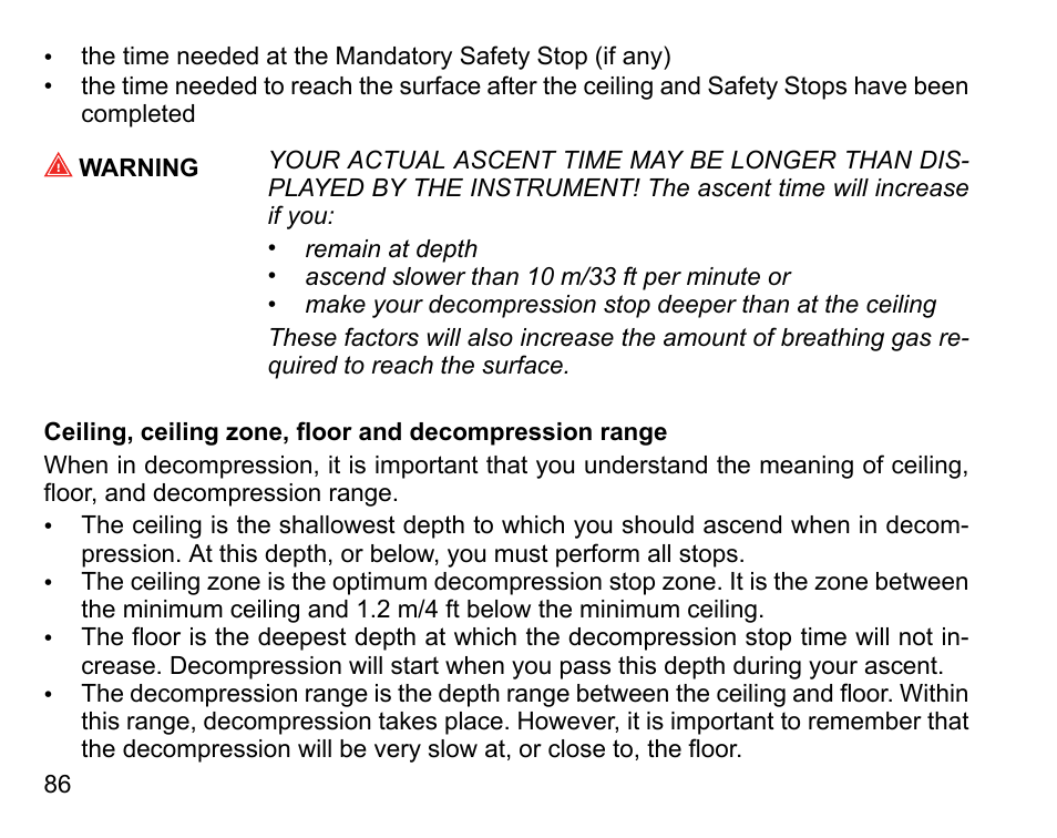 SUUNTO DX User Manual | Page 85 / 134