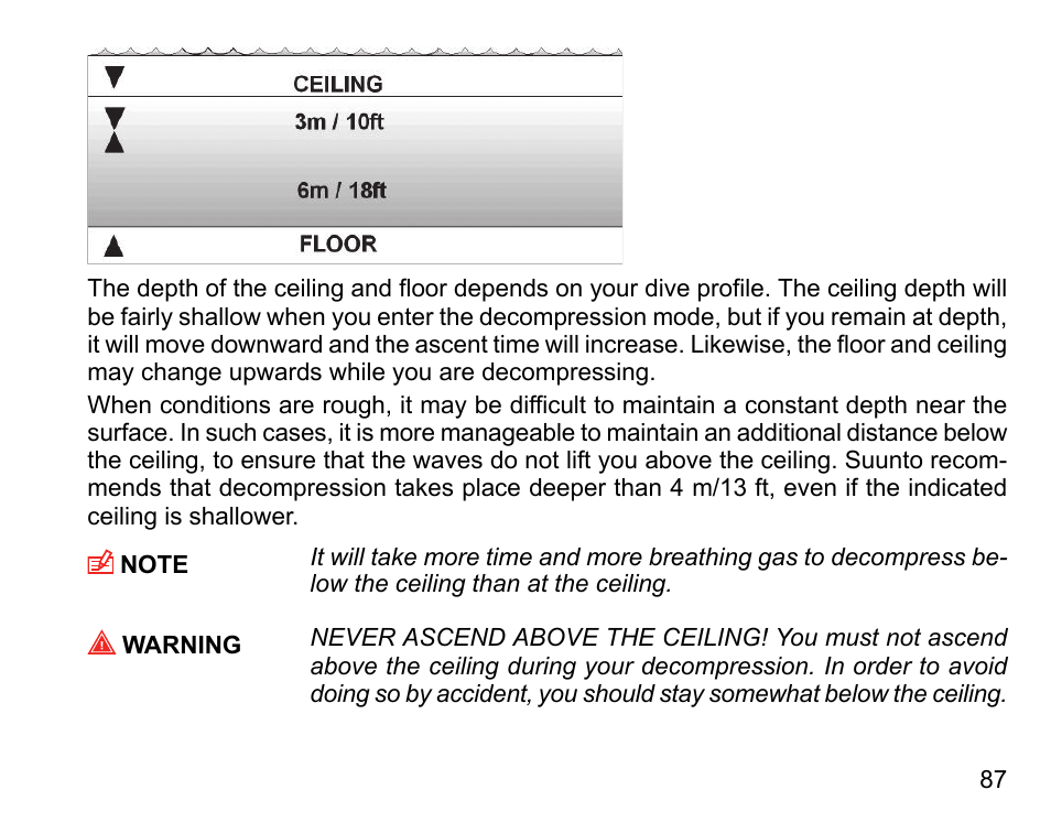 SUUNTO DX User Manual | Page 86 / 134