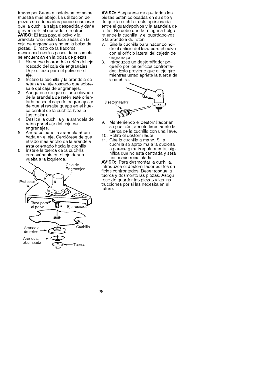 Craftsman 358.792443 User Manual | Page 24 / 31