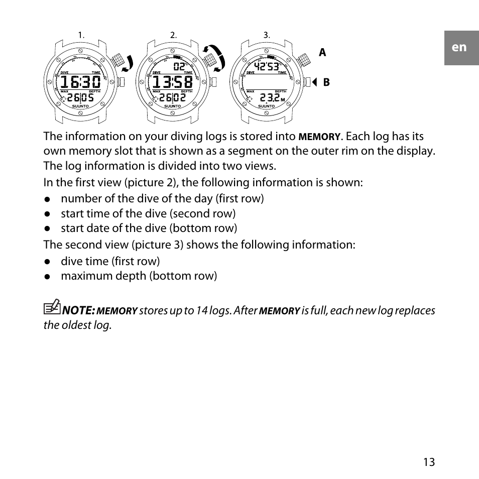 SUUNTO Elementum Aqua User Manual | Page 19 / 29