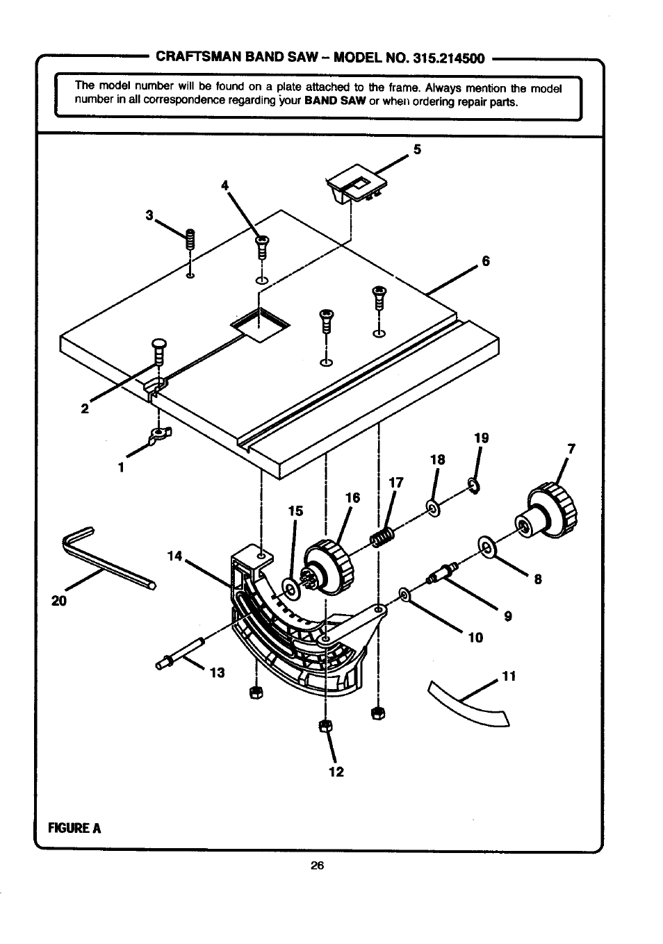 Figure a | Craftsman 315.214500 User Manual | Page 26 / 34