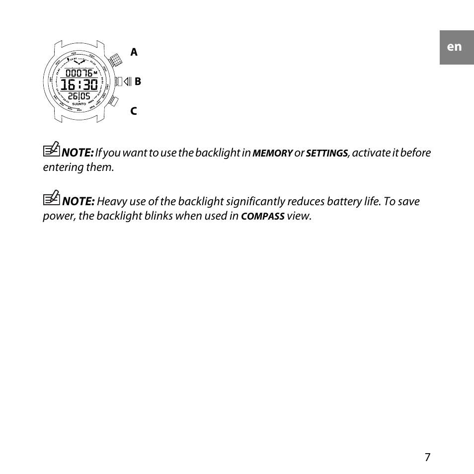 SUUNTO Elementum Terra User Manual | Page 13 / 37