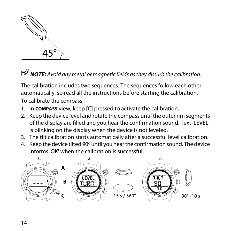 SUUNTO Elementum Terra User Manual | Page 20 / 37