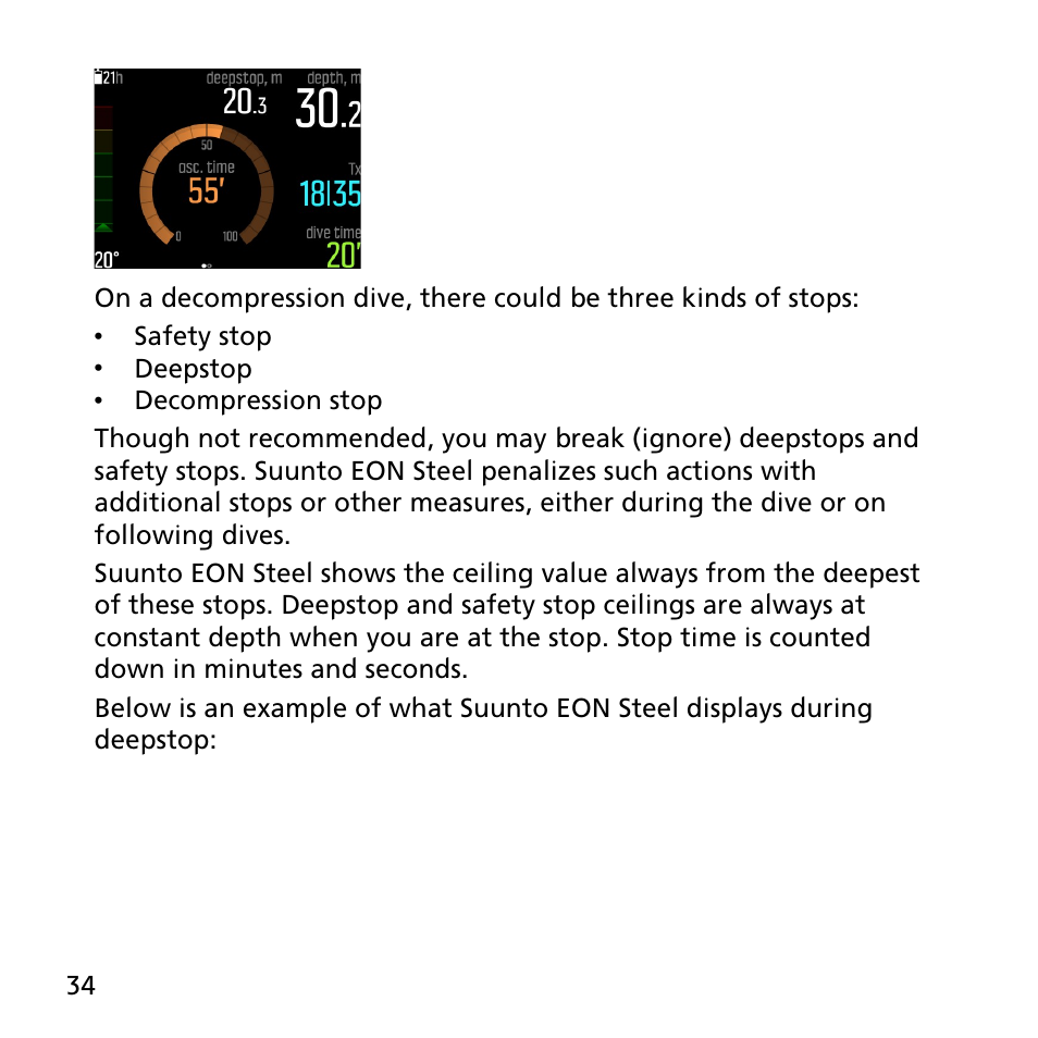 SUUNTO EON STEEL User Manual | Page 34 / 78