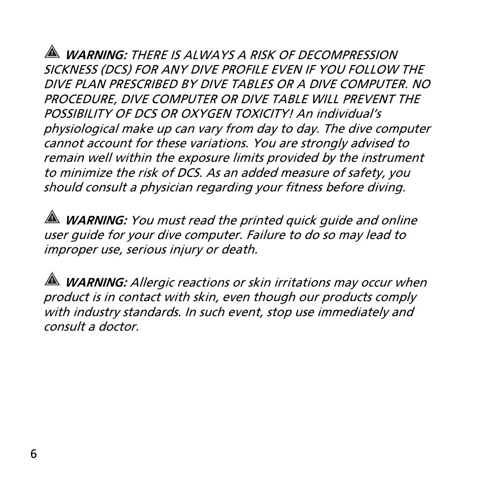 SUUNTO EON STEEL User Manual | Page 6 / 78