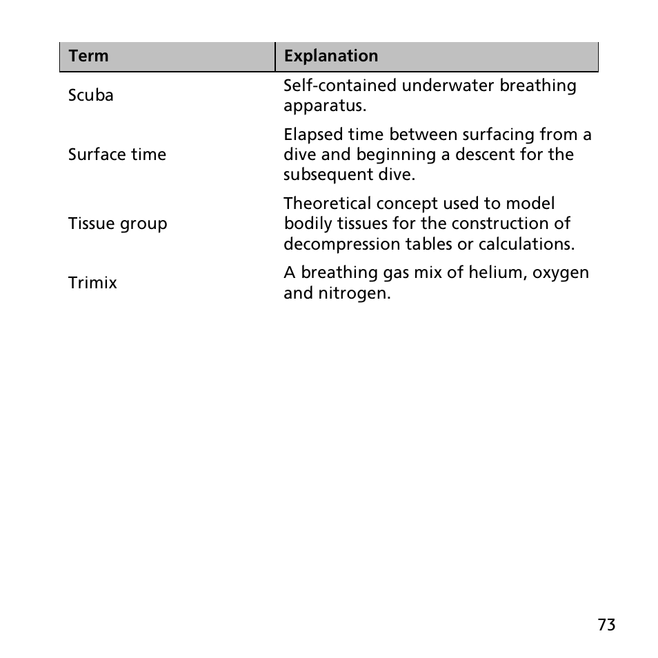 SUUNTO EON STEEL User Manual | Page 73 / 78