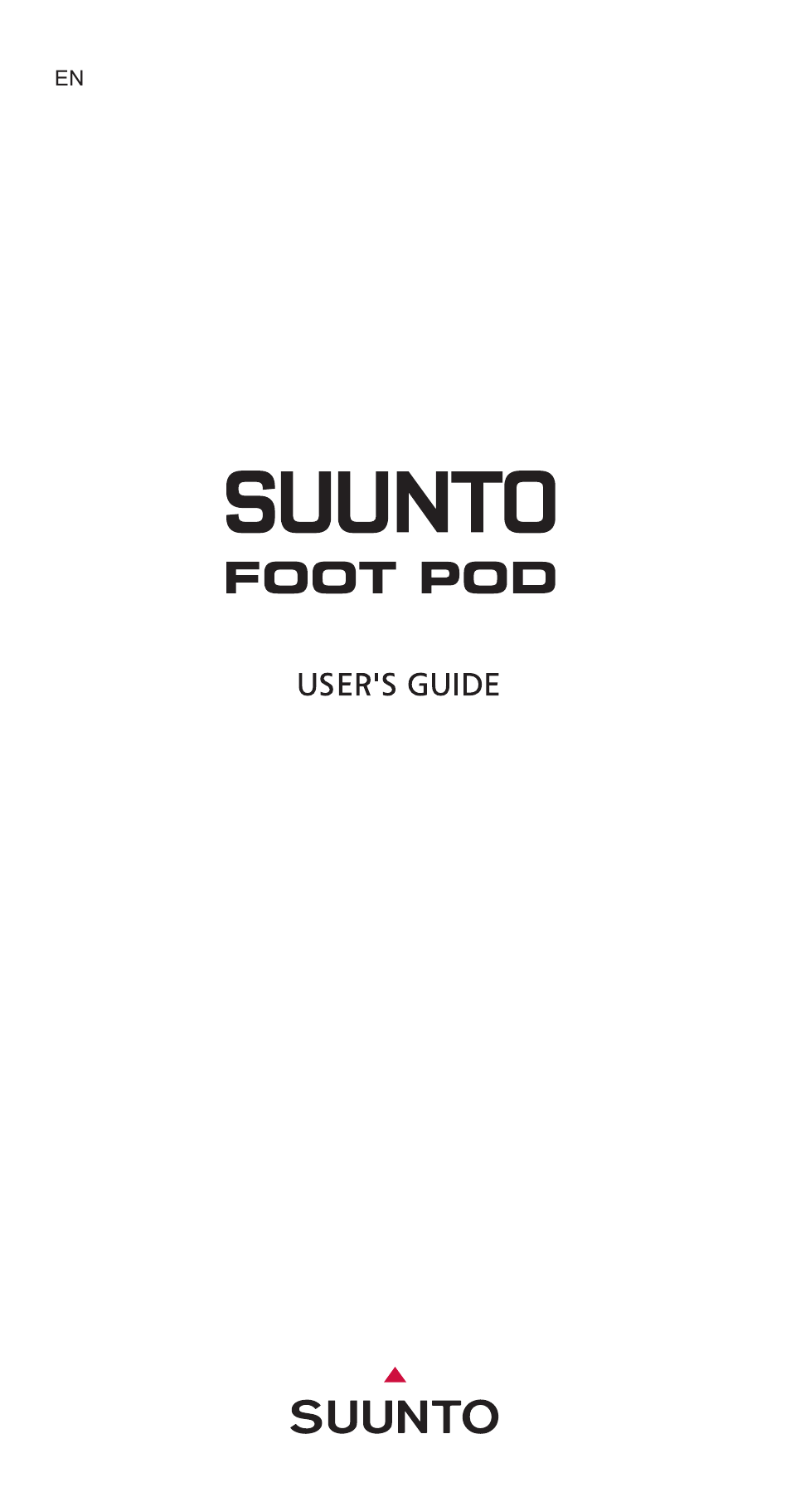 SUUNTO FOOT POD User Manual | 8 pages