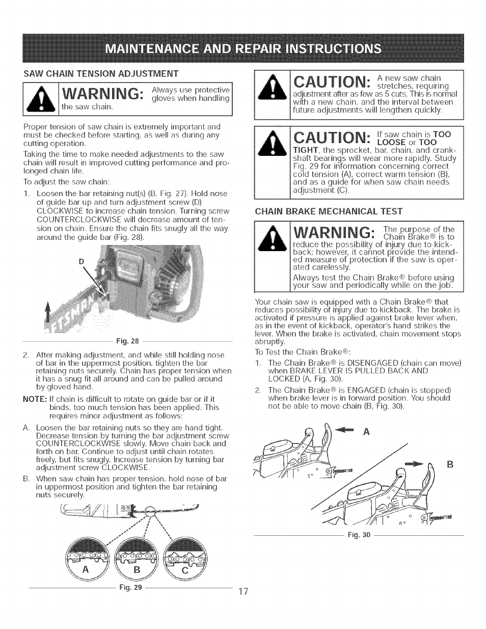 Warning, Warning: airsdjio | Craftsman 316.350840 User Manual | Page 17 / 28