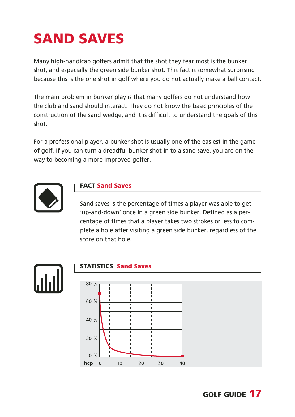 Sand saves | SUUNTO Golf User Manual | Page 17 / 32