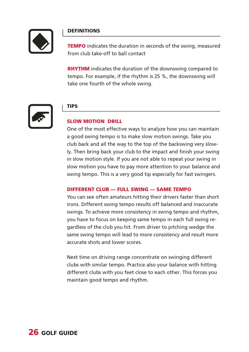 SUUNTO Golf User Manual | Page 26 / 32