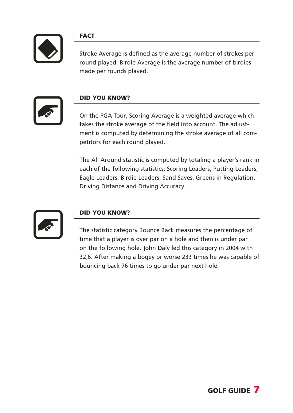 SUUNTO Golf User Manual | Page 7 / 32