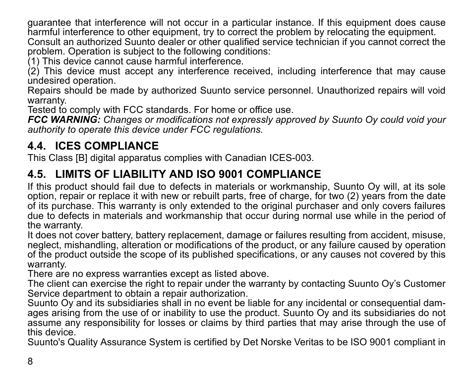 SUUNTO GPS POD User Manual | Page 10 / 84