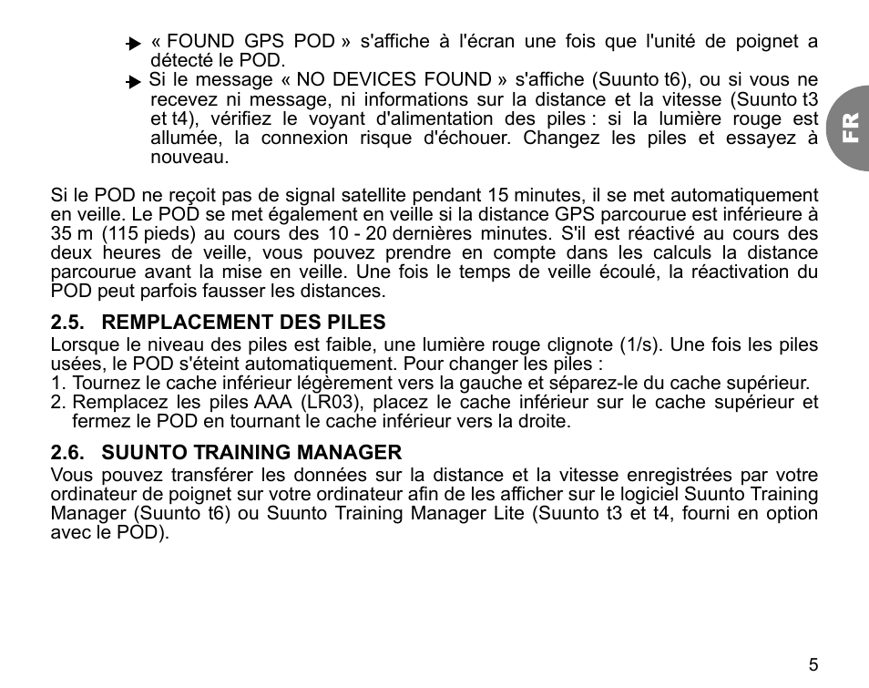 SUUNTO GPS POD User Manual | Page 16 / 84