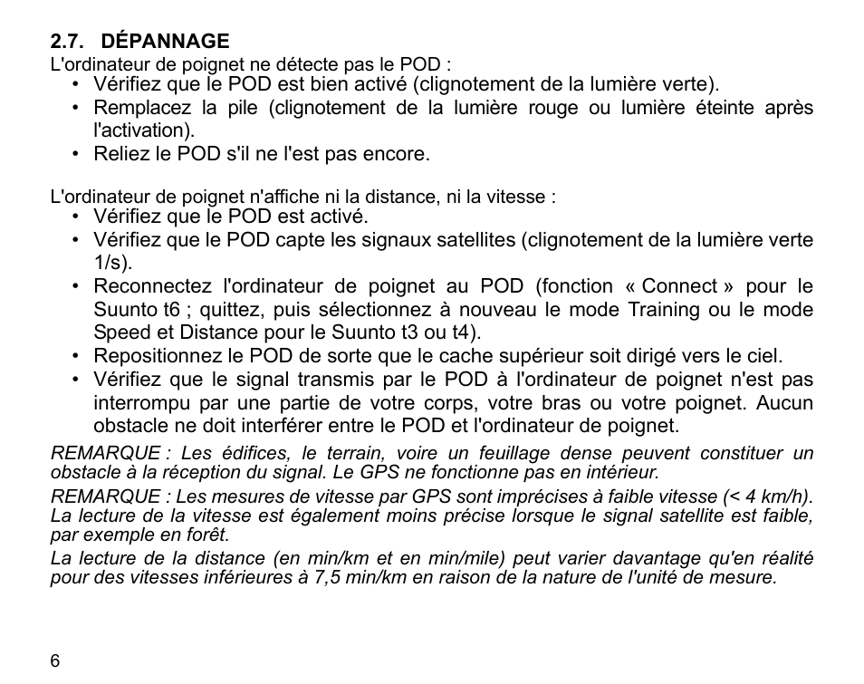 SUUNTO GPS POD User Manual | Page 17 / 84