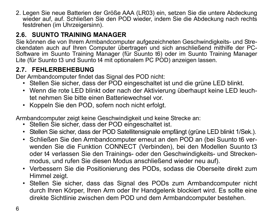 SUUNTO GPS POD User Manual | Page 27 / 84