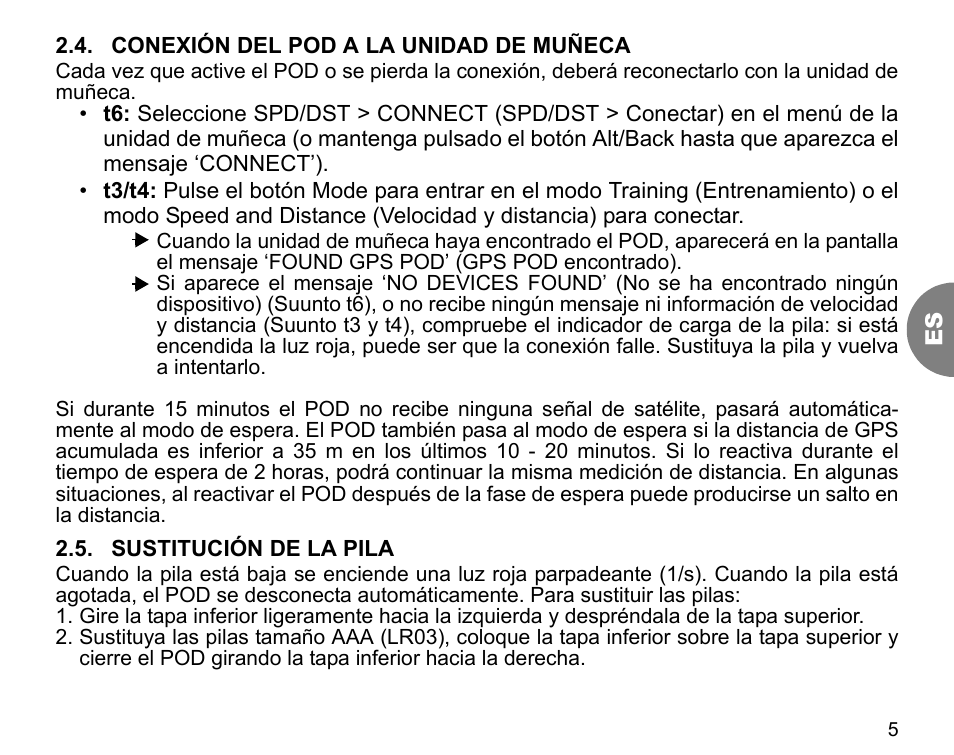 SUUNTO GPS POD User Manual | Page 37 / 84