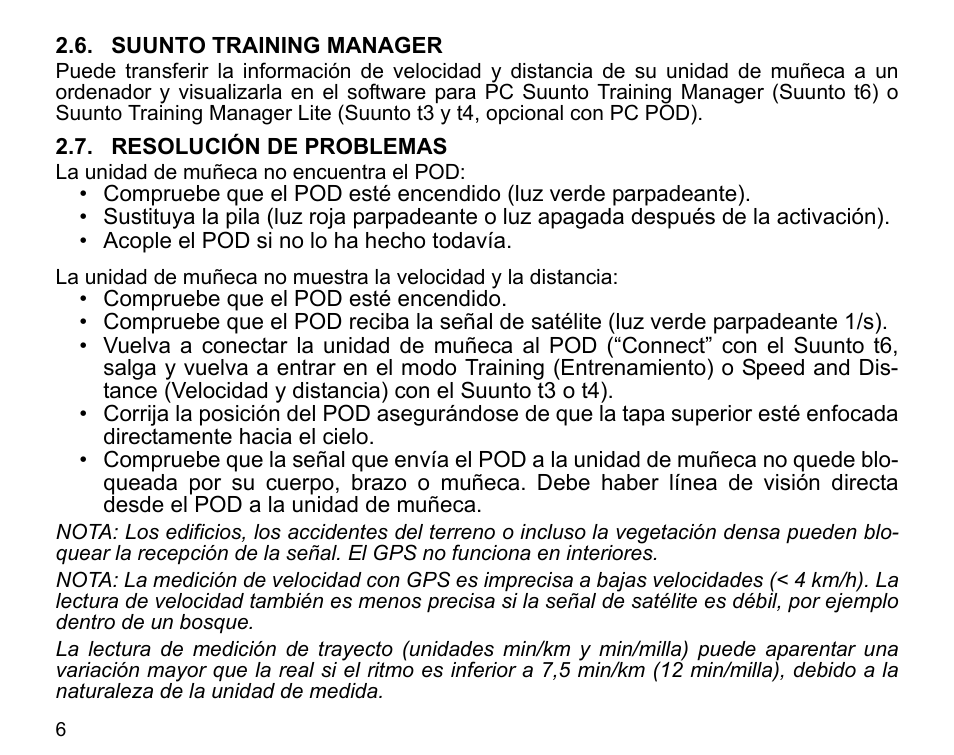 SUUNTO GPS POD User Manual | Page 38 / 84