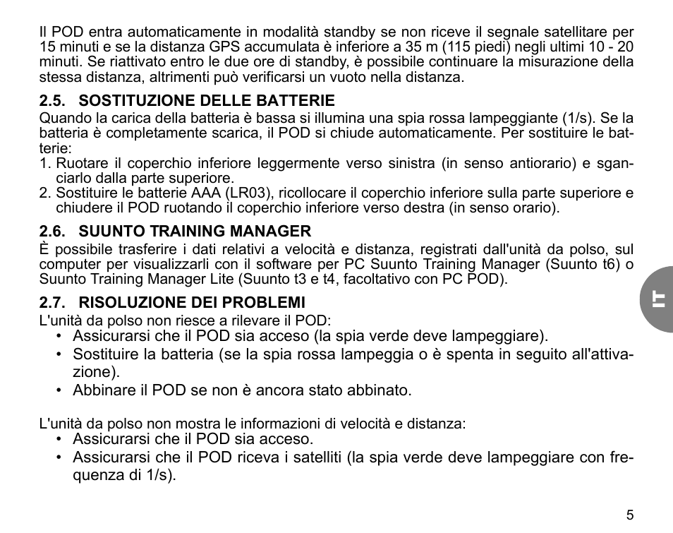 SUUNTO GPS POD User Manual | Page 47 / 84