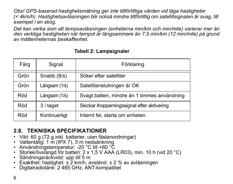 SUUNTO GPS POD User Manual | Page 77 / 84