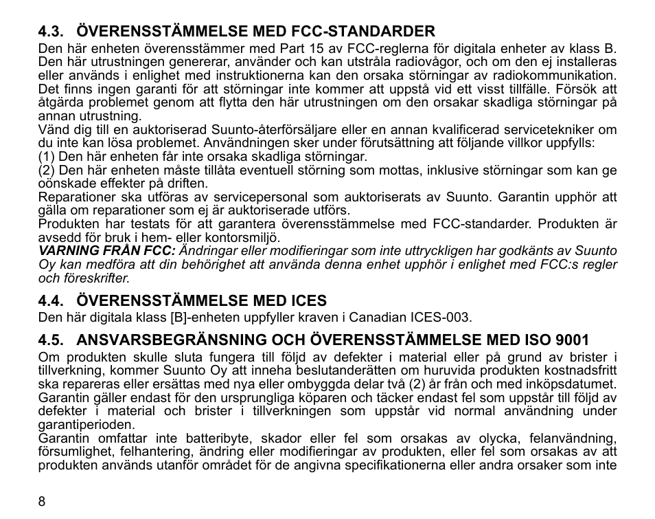 SUUNTO GPS POD User Manual | Page 79 / 84