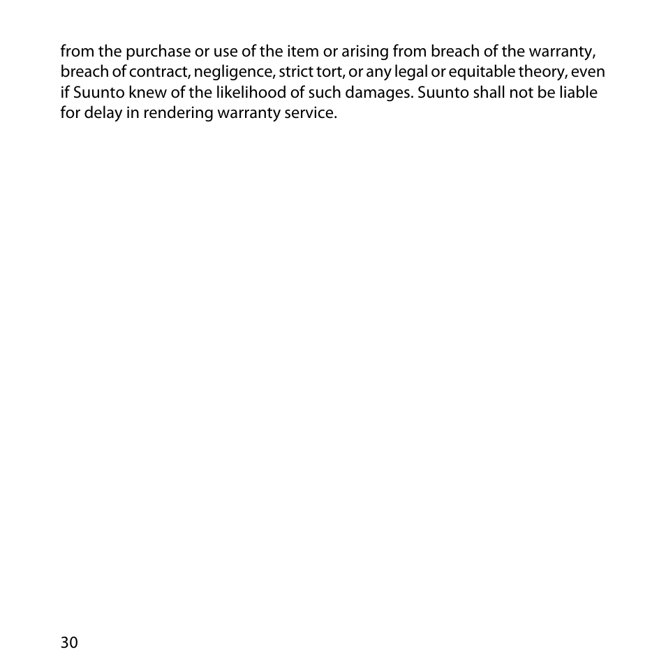 SUUNTO GPS TRACK POD User Manual | Page 30 / 32