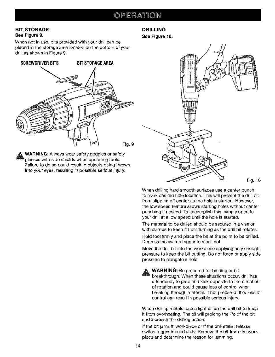 Craftsman 315.115210 User Manual | Page 14 / 19