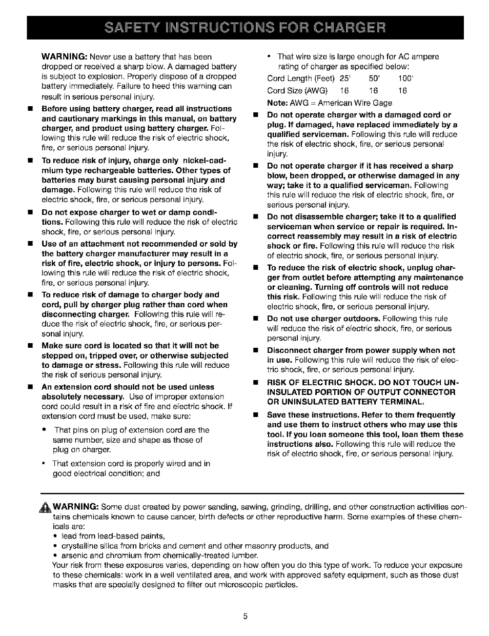 Craftsman 315.115210 User Manual | Page 5 / 19