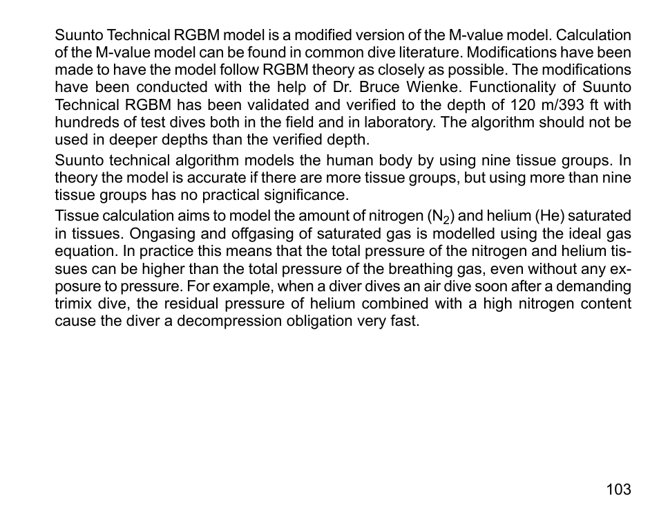 SUUNTO HELO2 User Manual | Page 103 / 116