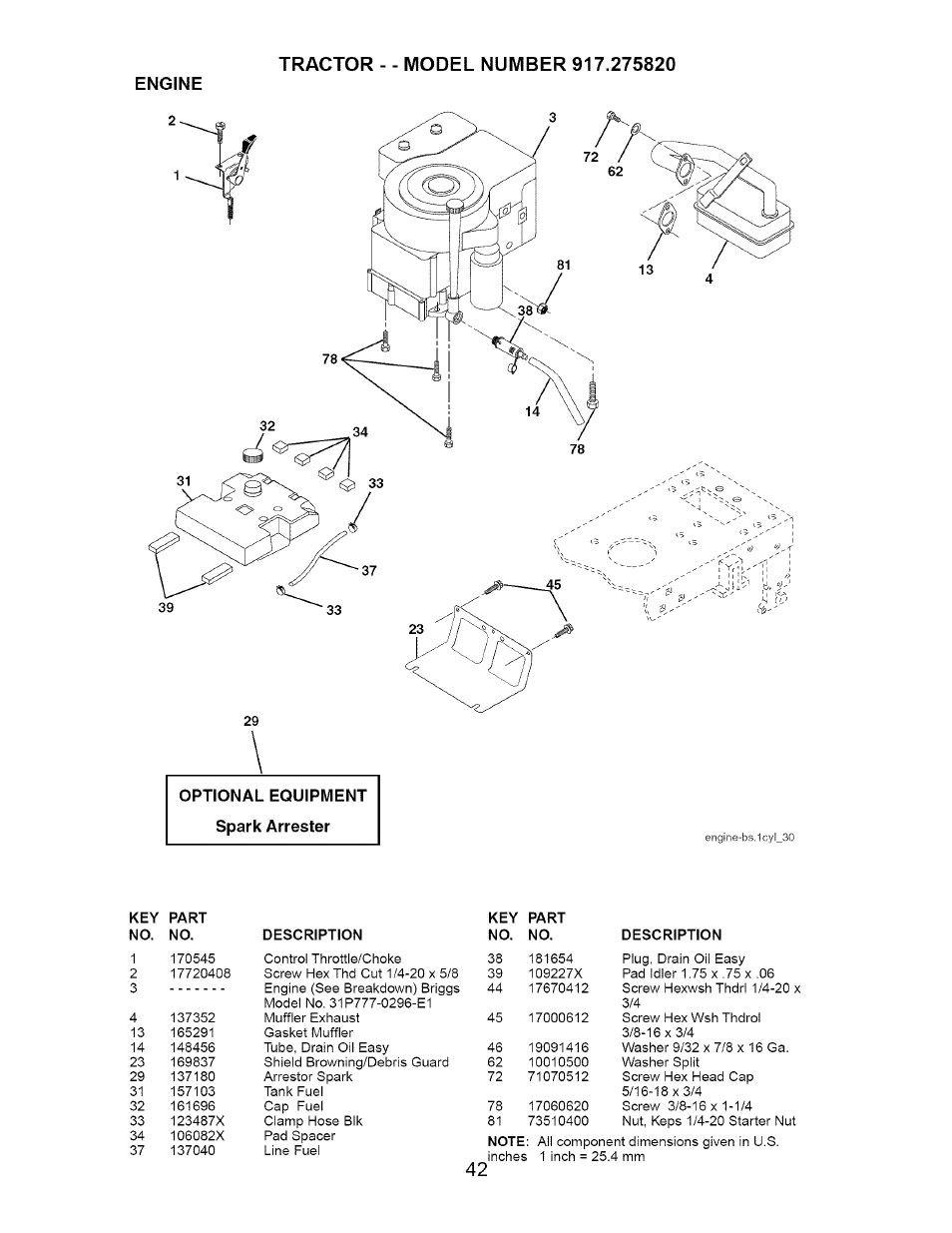 Craftsman Dlt 3000 917.275820 User Manual | Page 42 / 56