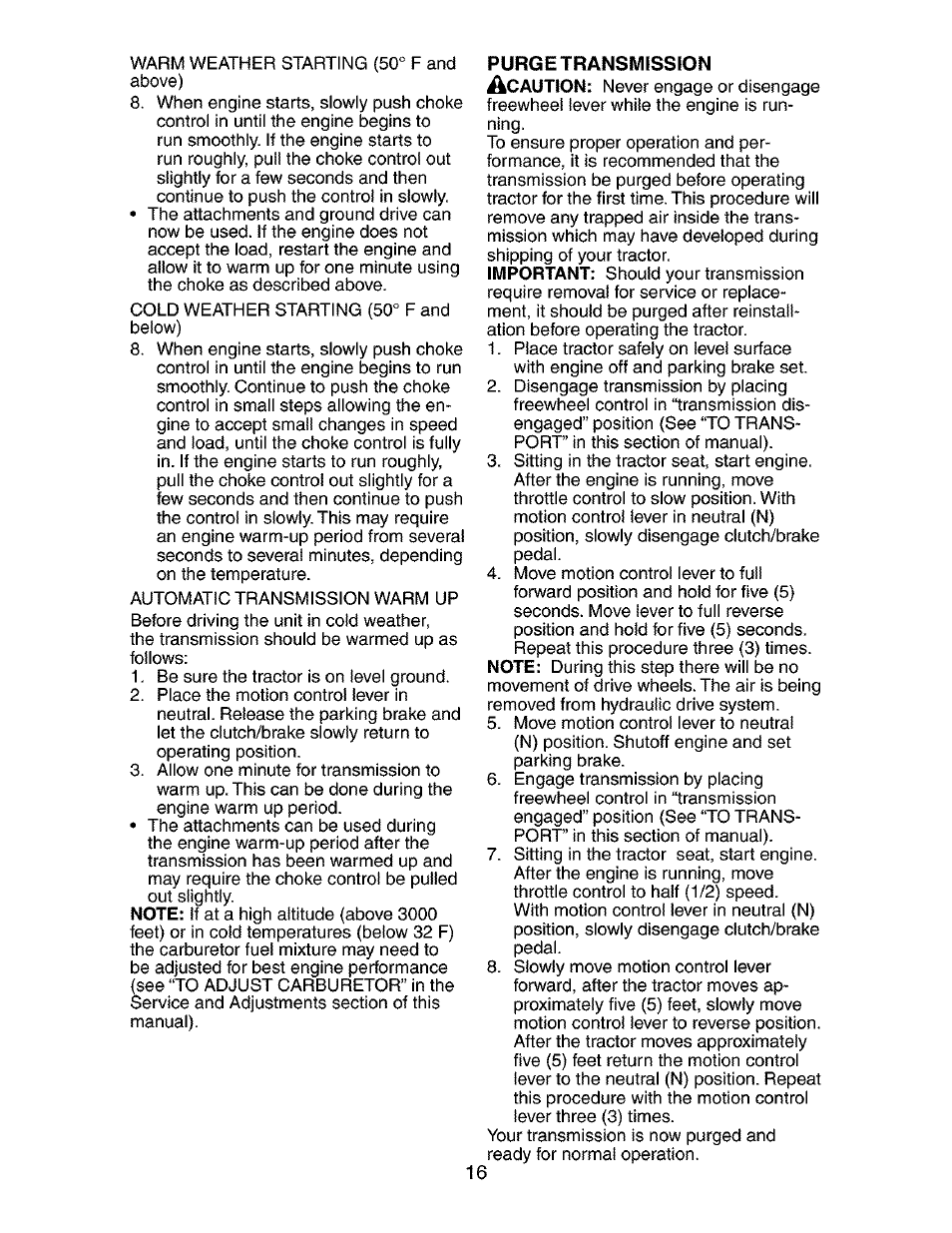 Craftsman 917.273800 User Manual | Page 16 / 60