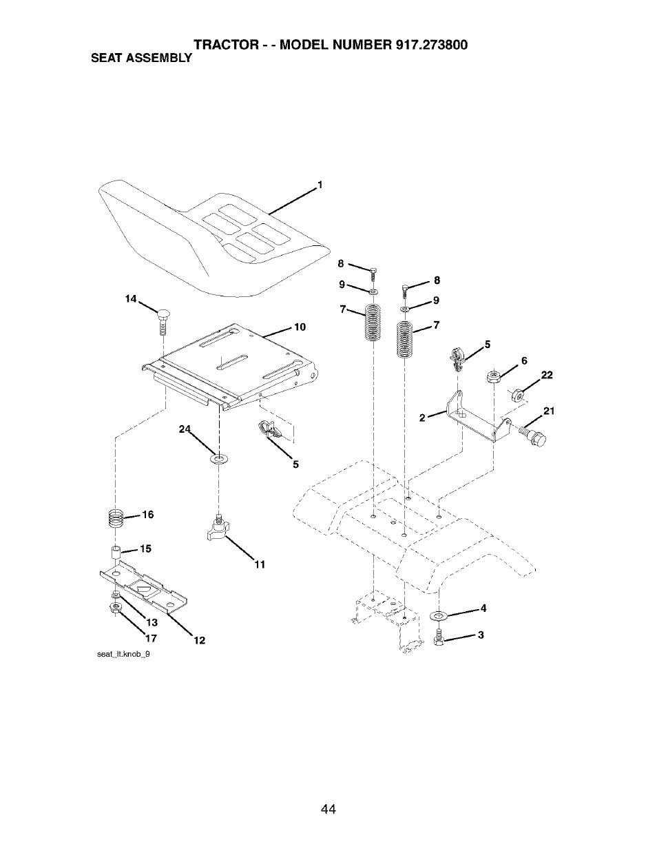 Craftsman 917.273800 User Manual | Page 44 / 60